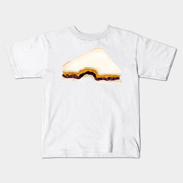 PB & J Kids T-Shirt by melissamiddle